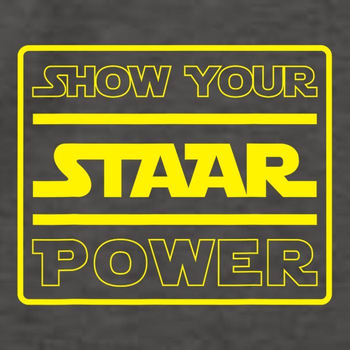 Show Your Staar Power School Testing Vector Backpack