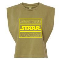 Show Your Staar Power School Testing Garment-Dyed Women's Muscle Tee