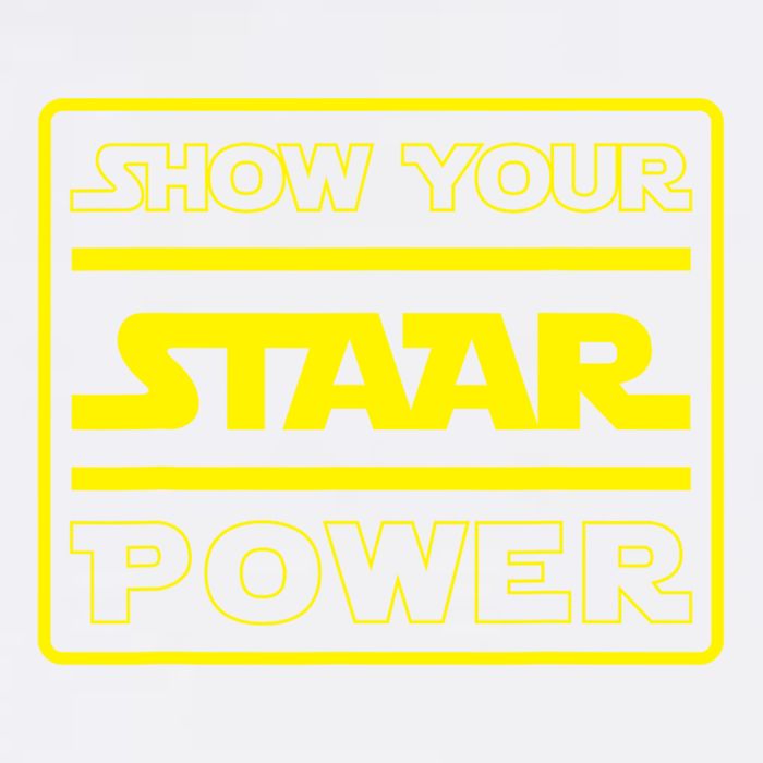 Show Your Staar Power School Testing Garment-Dyed Sweatshirt