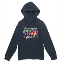 Show Your STAAR Power Tie Dye Teacher Urban Pullover Hoodie