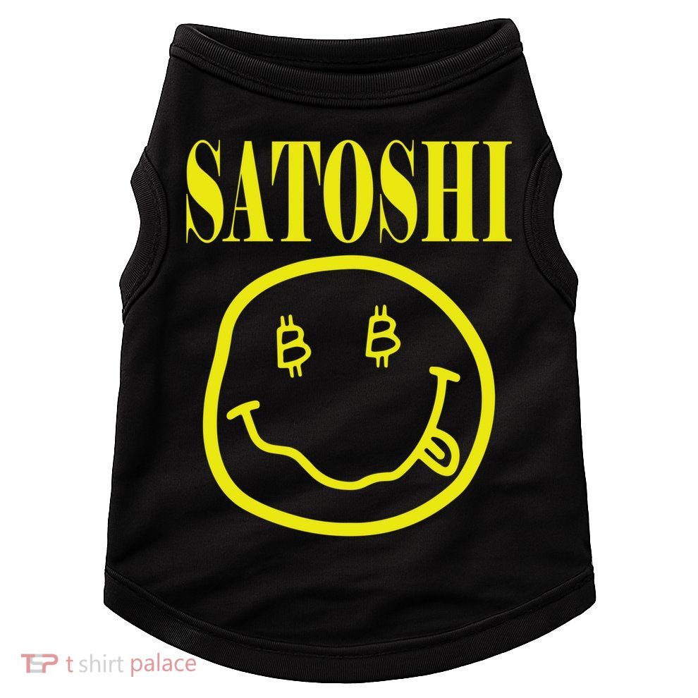 Satoshi Yellow Smiley Face Doggie Tank