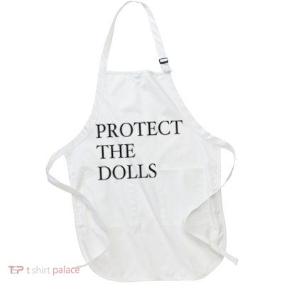 Show Your Support With This Protect The Dolls Lgbtq Pride Te Full-Length Apron With Pockets