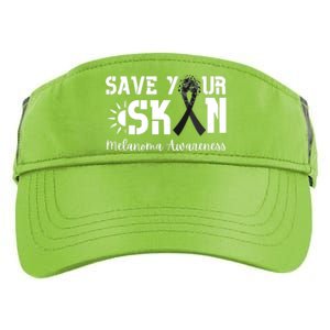 Save Your Skin Melanoma Awareness Adult Drive Performance Visor