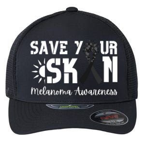 Save Your Skin Melanoma Awareness Flexfit Unipanel Trucker Cap