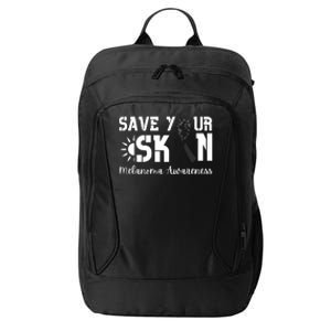 Save Your Skin Melanoma Awareness City Backpack