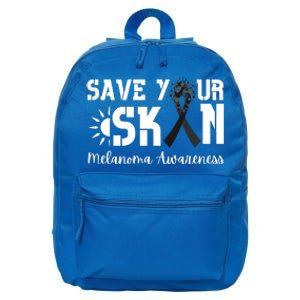 Save Your Skin Melanoma Awareness 16 in Basic Backpack