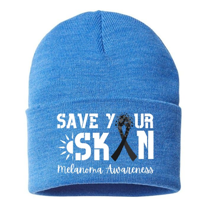 Save Your Skin Melanoma Awareness Sustainable Knit Beanie