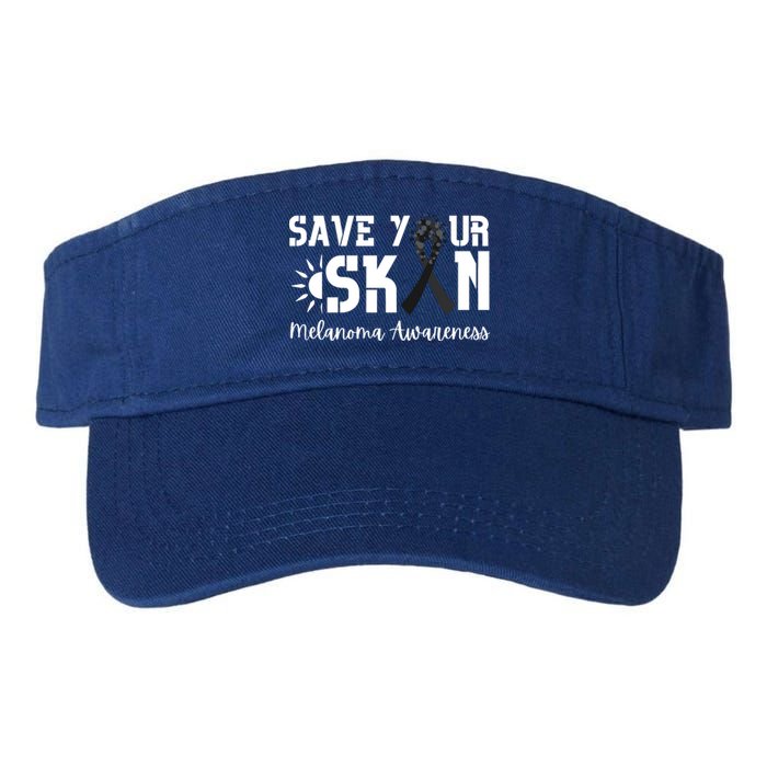 Save Your Skin Melanoma Awareness Valucap Bio-Washed Visor