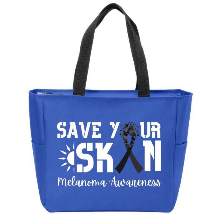 Save Your Skin Melanoma Awareness Zip Tote Bag