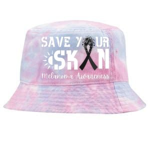 Save Your Skin Melanoma Awareness Tie-Dyed Bucket Hat