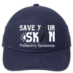 Save Your Skin Melanoma Awareness 7-Panel Snapback Hat