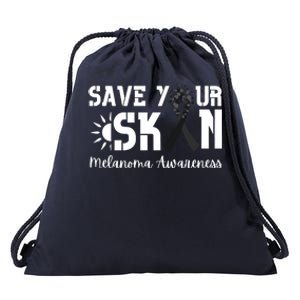 Save Your Skin Melanoma Awareness Drawstring Bag