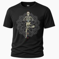 Skeleton Yoga Cooling Performance Crew T-Shirt