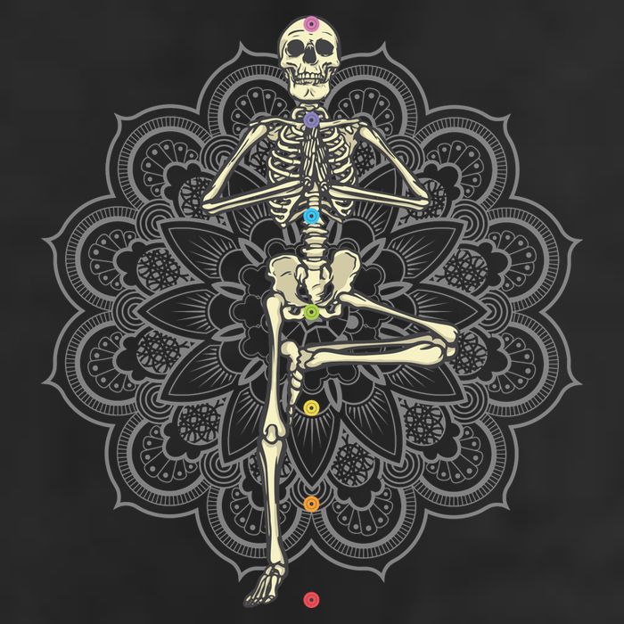 Skeleton Yoga Adult Drive Performance Visor