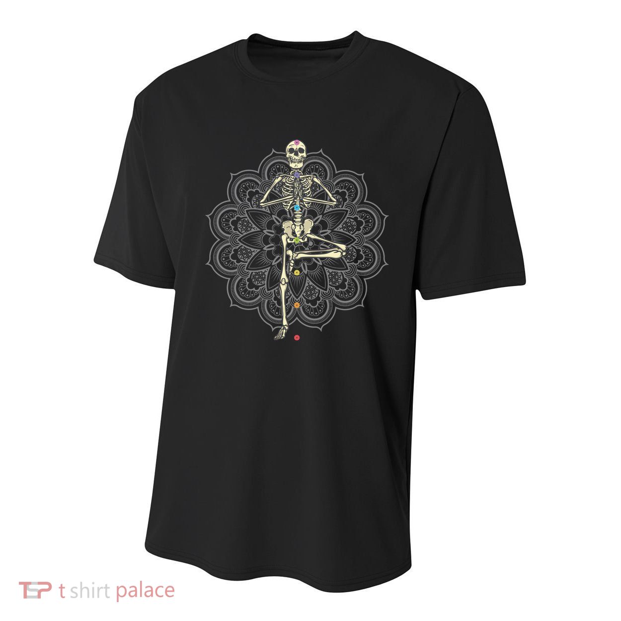 Skeleton Yoga Youth Performance Sprint T-Shirt