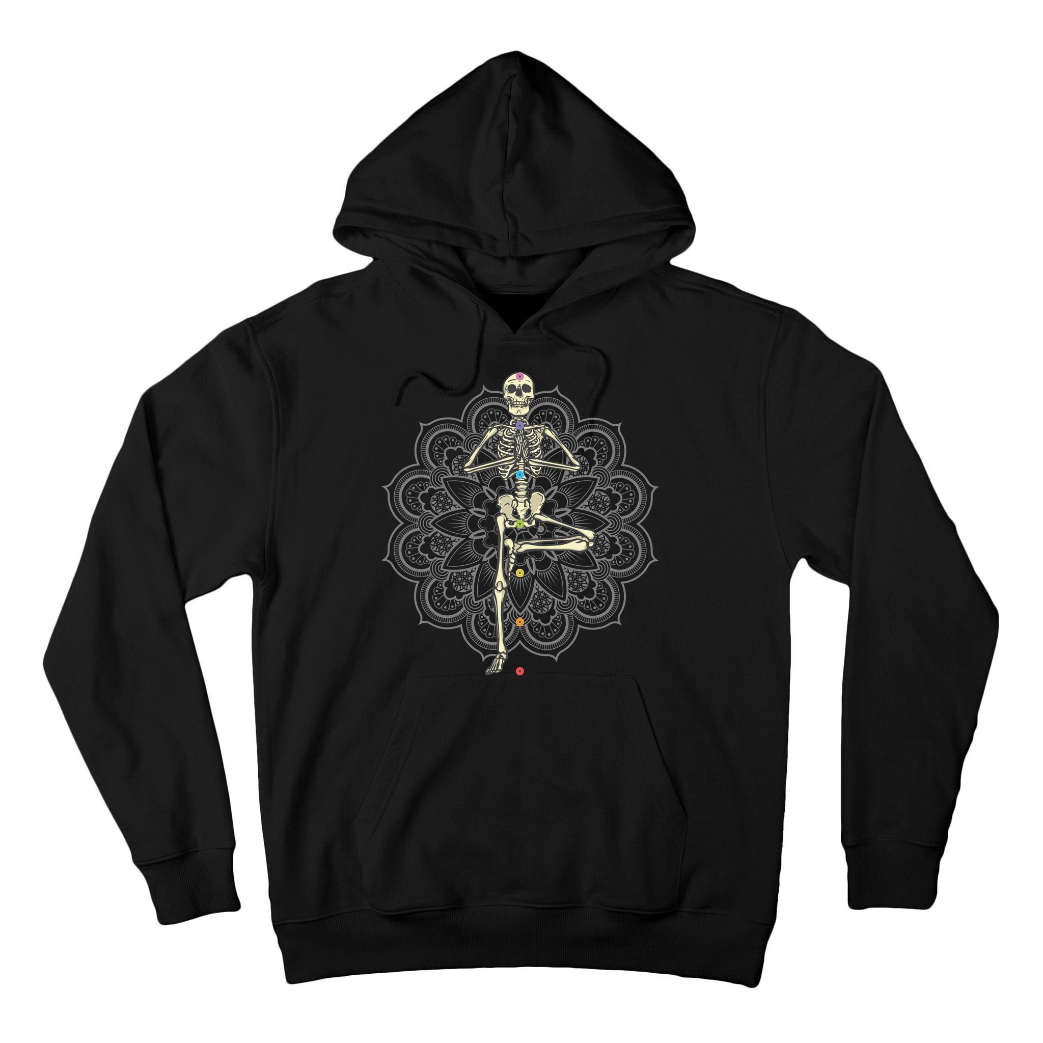 Skeleton Yoga Tall Hoodie
