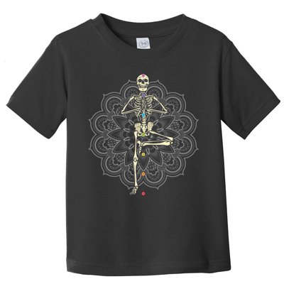 Skeleton Yoga Toddler T-Shirt