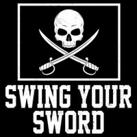 Swing Your Sword Pirate Skull And Swords Flatbill Hat