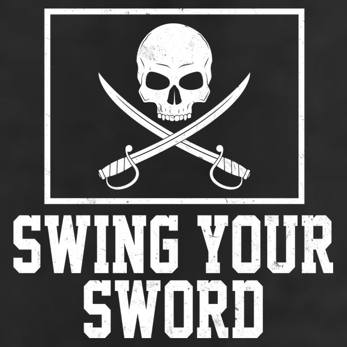 Swing Your Sword Pirate Skull And Swords Trucker Hat