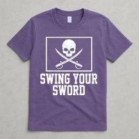 Swing Your Sword Pirate Skull And Swords T-Shirt
