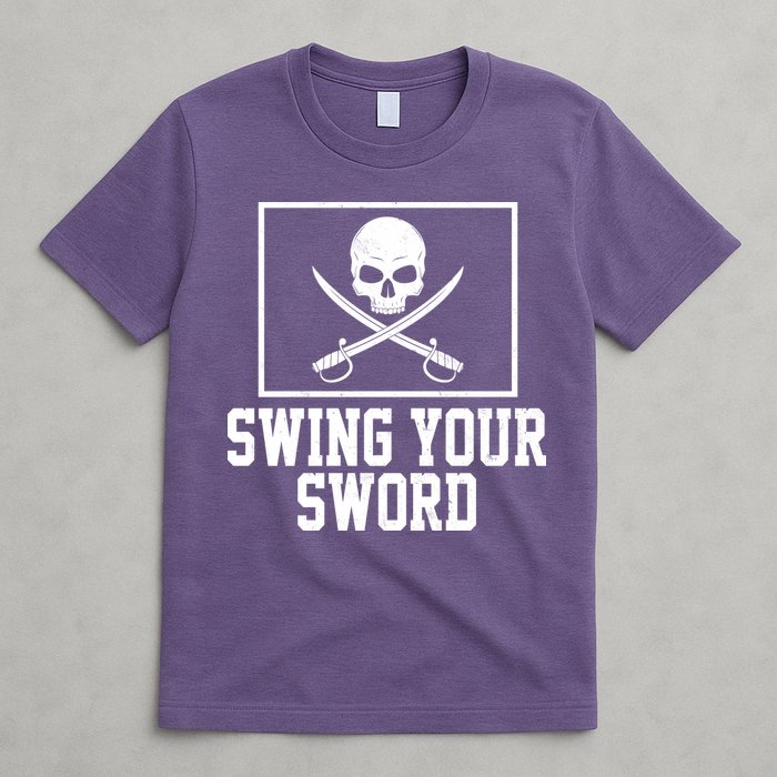 Swing Your Sword Pirate Skull And Swords T-Shirt