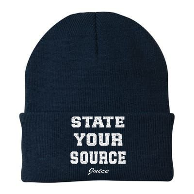 State Your Source Juice Vintage Knit Cap Winter Beanie