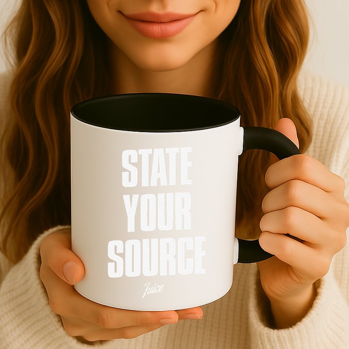 State Your Sourcestate Your Source Coffee Mug