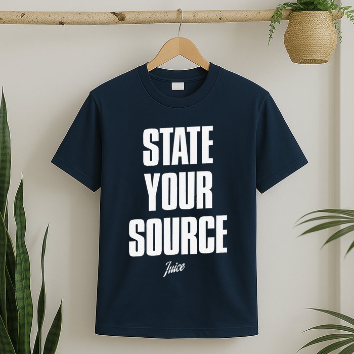 State Your Sourcestate Your Source T-Shirt