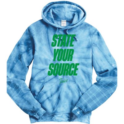 State Your Source Tie Dye Hoodie