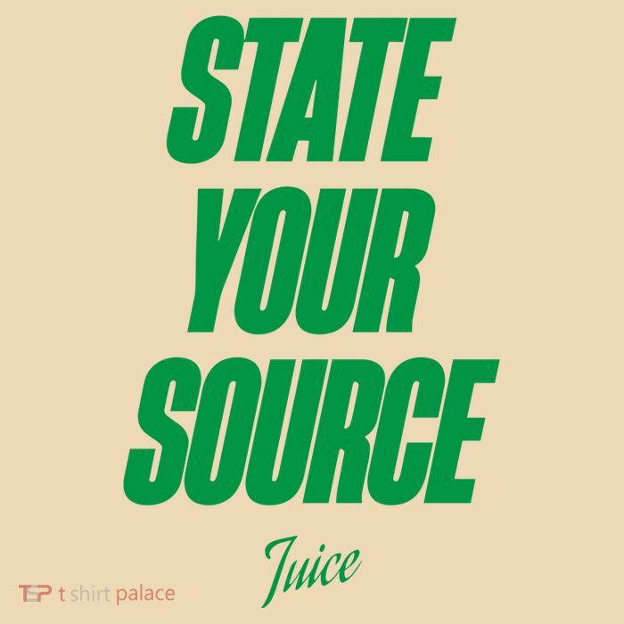 State Your Source Drawstring Bag