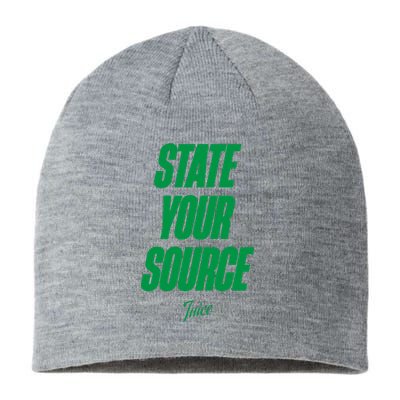 State Your Source Sustainable Beanie