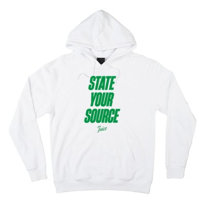 State Your Source Hoodie