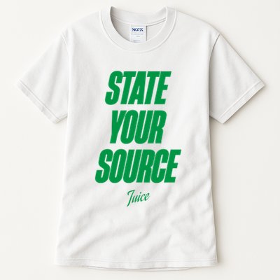 State Your Source Tall T-Shirt