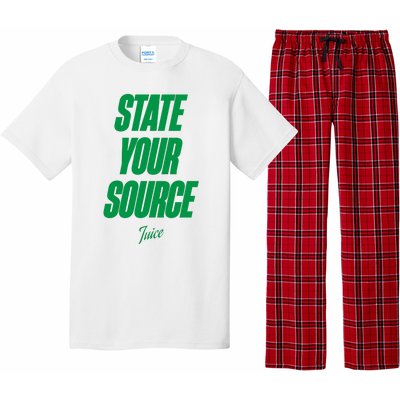 State Your Source Pajama Set