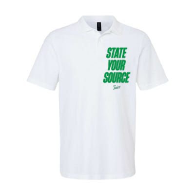 State Your Source Softstyle Adult Sport Polo