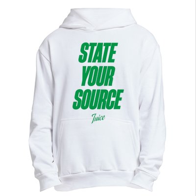 State Your Source Urban Pullover Hoodie