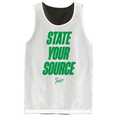 State Your Source Mesh Reversible Basketball Jersey Tank