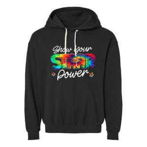 Show your Staar Power Test Staar Day Mode on Teacher Testing Garment-Dyed Fleece Hoodie