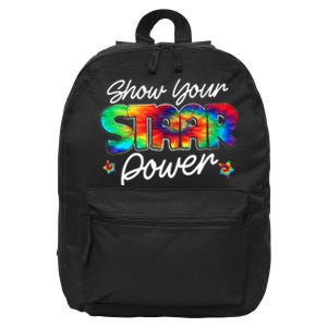 Show your Staar Power Test Staar Day Mode on Teacher Testing 16 in Basic Backpack