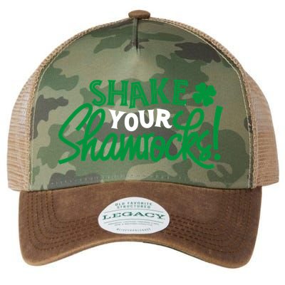 Shake Your Shamrocks Funny St Patricks Day Legacy Tie Dye Trucker Hat