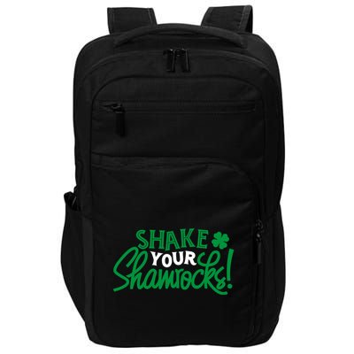 Shake Your Shamrocks Funny St Patricks Day Impact Tech Backpack