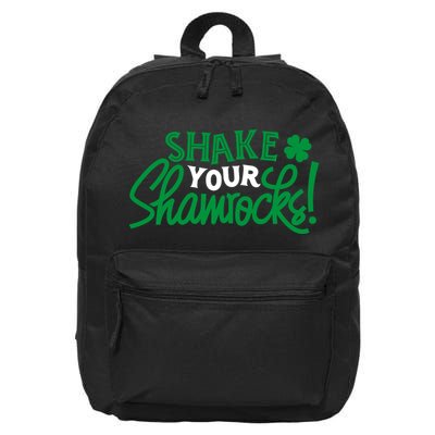 Shake Your Shamrocks Funny St Patricks Day 16 in Basic Backpack