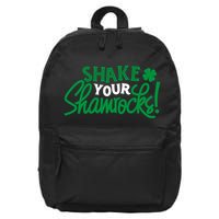 Shake Your Shamrocks Funny St Patricks Day 16 in Basic Backpack