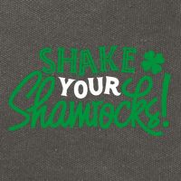 Shake Your Shamrocks Funny St Patricks Day Cotton Canvas Backpack
