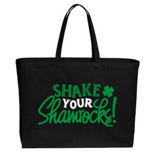 Shake Your Shamrocks Funny St Patricks Day Cotton Canvas Jumbo Tote