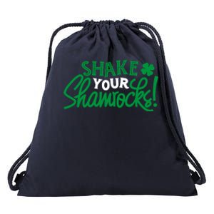 Shake Your Shamrocks Funny St Patricks Day Drawstring Bag