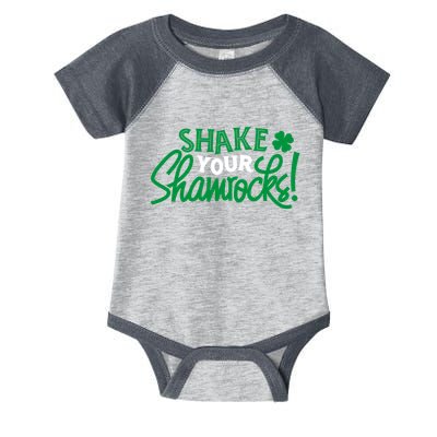 Shake Your Shamrocks Funny St Patricks Day Infant Baby Jersey Bodysuit
