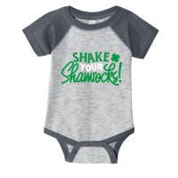 Shake Your Shamrocks Funny St Patricks Day Infant Baby Jersey Bodysuit