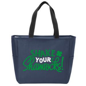 Shake Your Shamrocks Funny St Patricks Day Zip Tote Bag