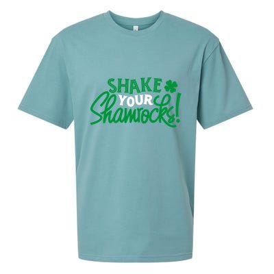 Shake Your Shamrocks Funny St Patricks Day Sueded Cloud Jersey T-Shirt